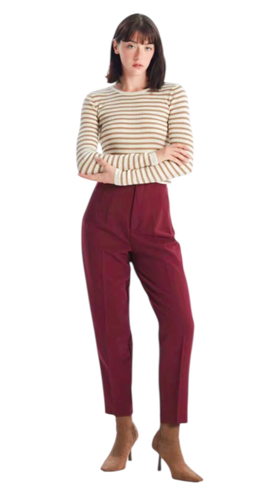 ZA BURGUNDY PANT