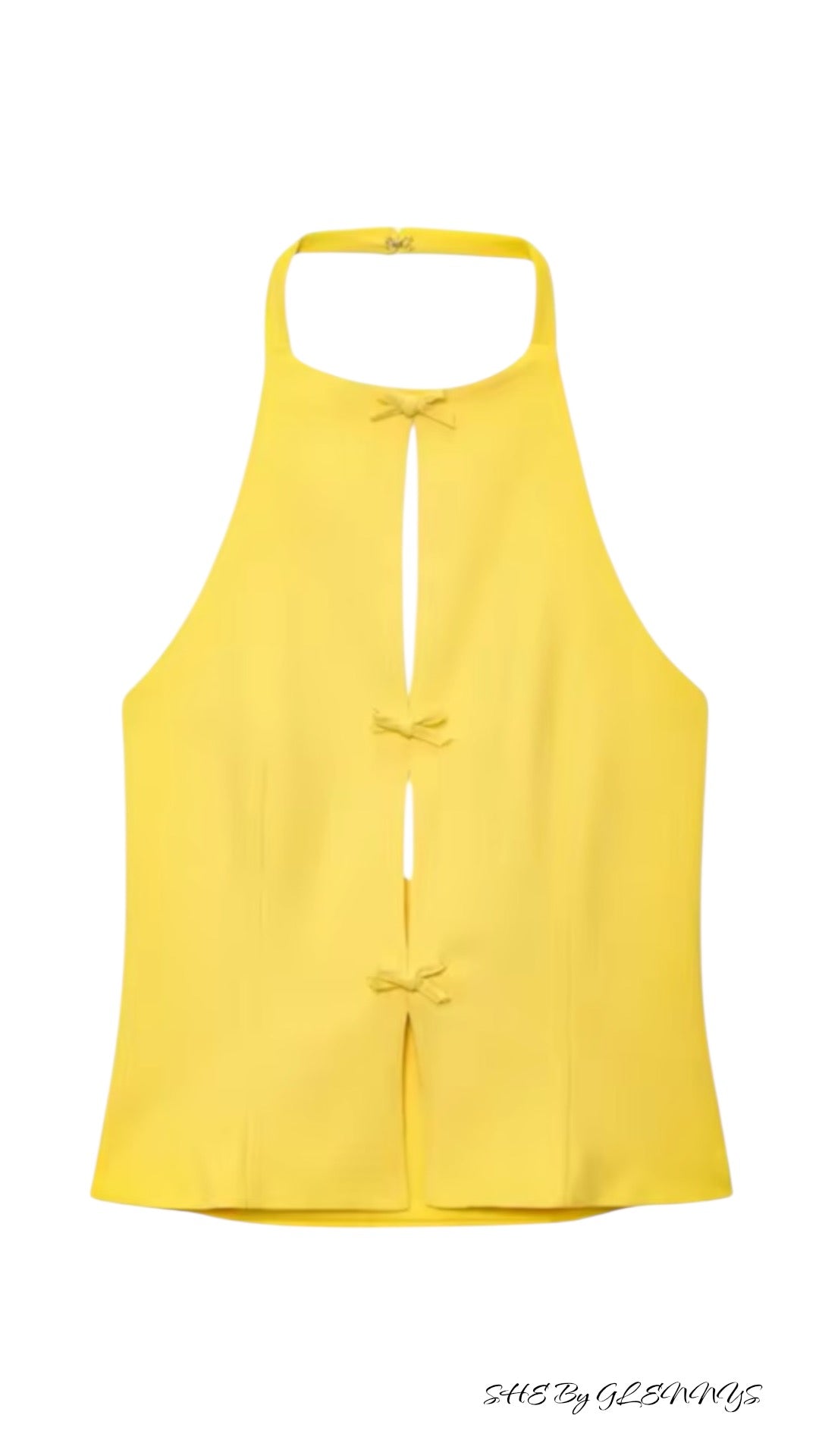 TOP COQUETTE YELLOW