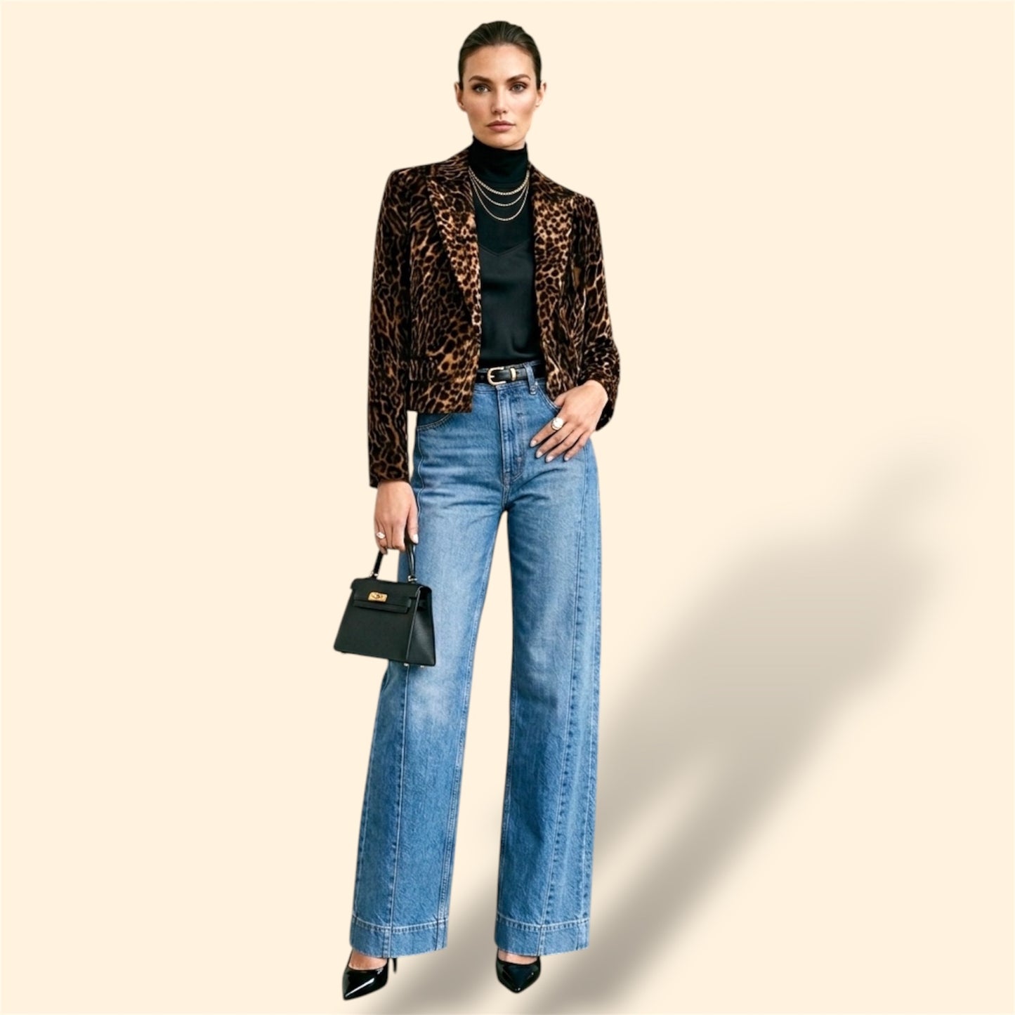 ELEGANTE JACKET ANIMAL PRINT