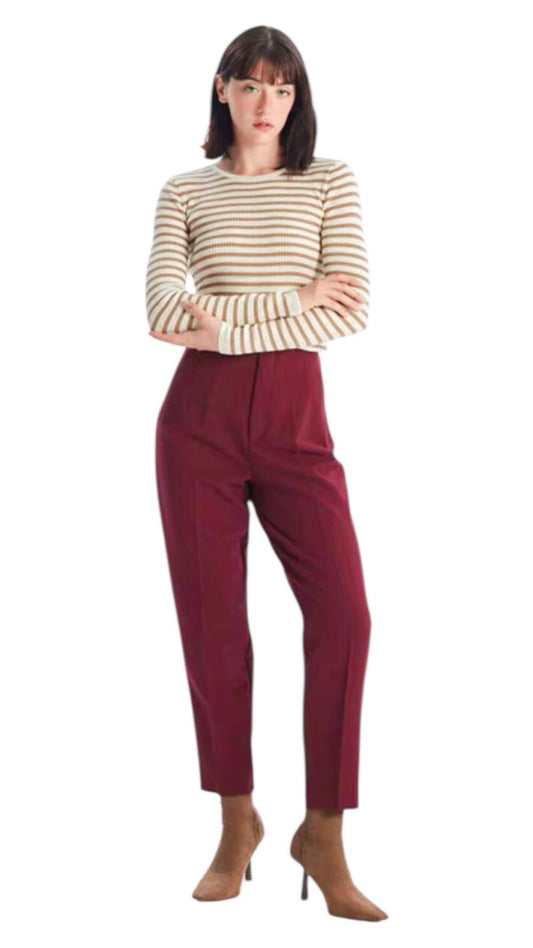ZA BURGUNDY PANT