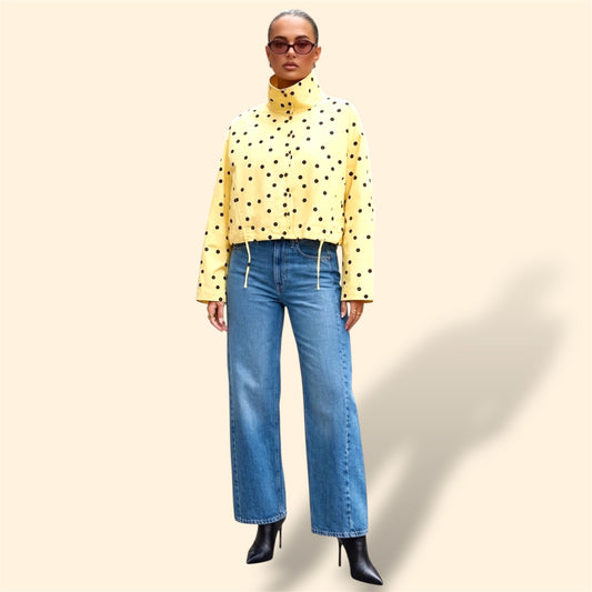 DOT-AMARILLO JACKET