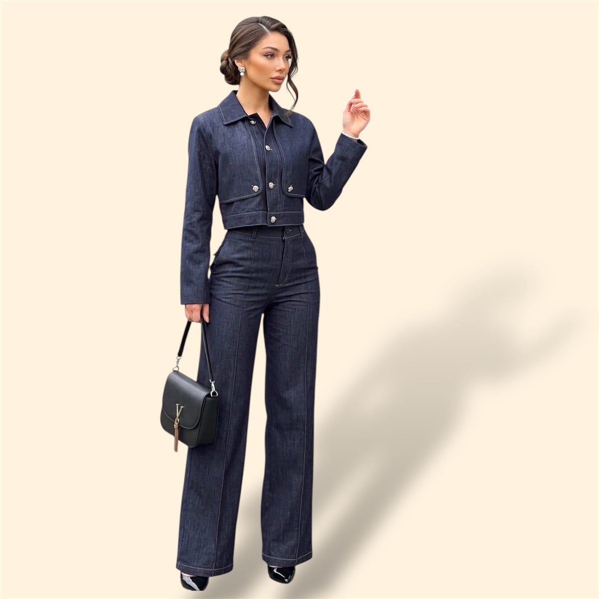 JACKET FASHION DARK BLUE