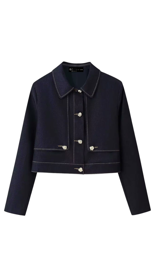 JACKET FASHION DARK BLUE