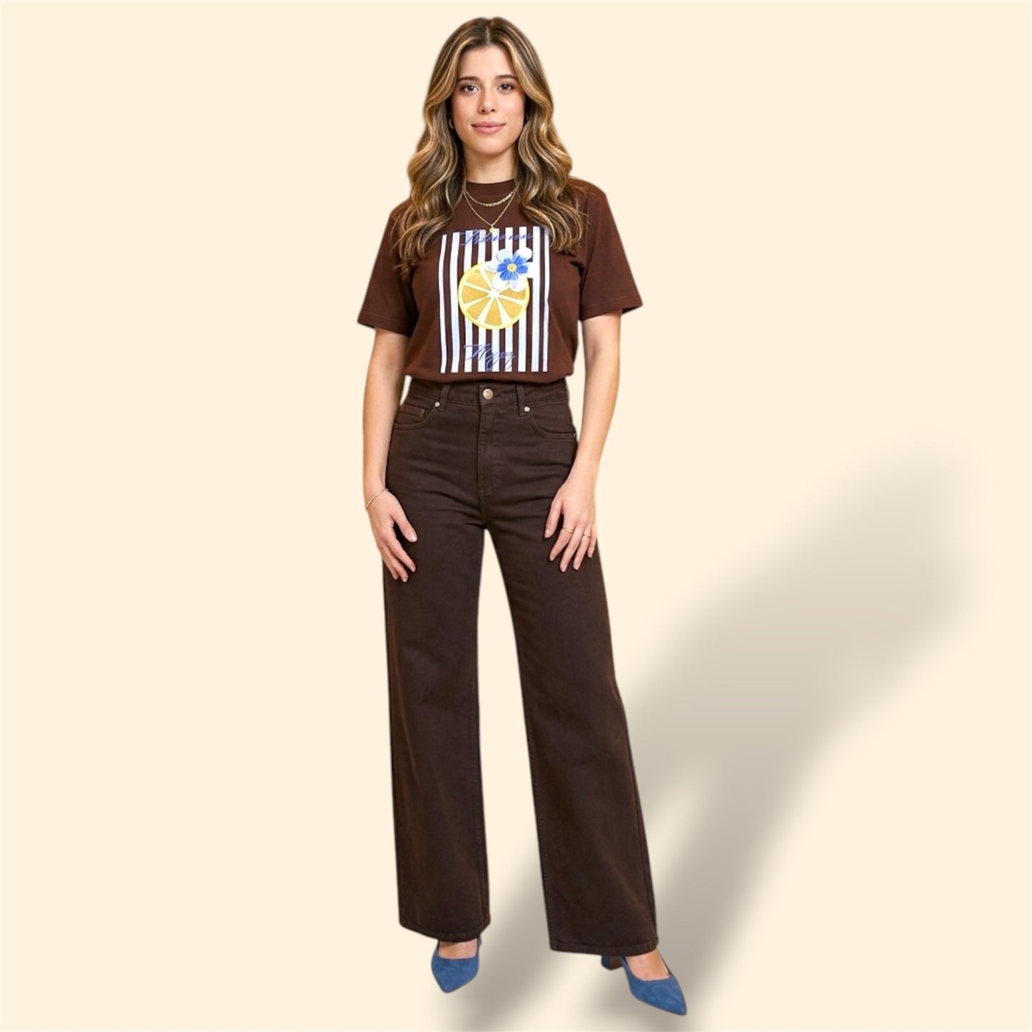 T-SHiRT AZI BROWN